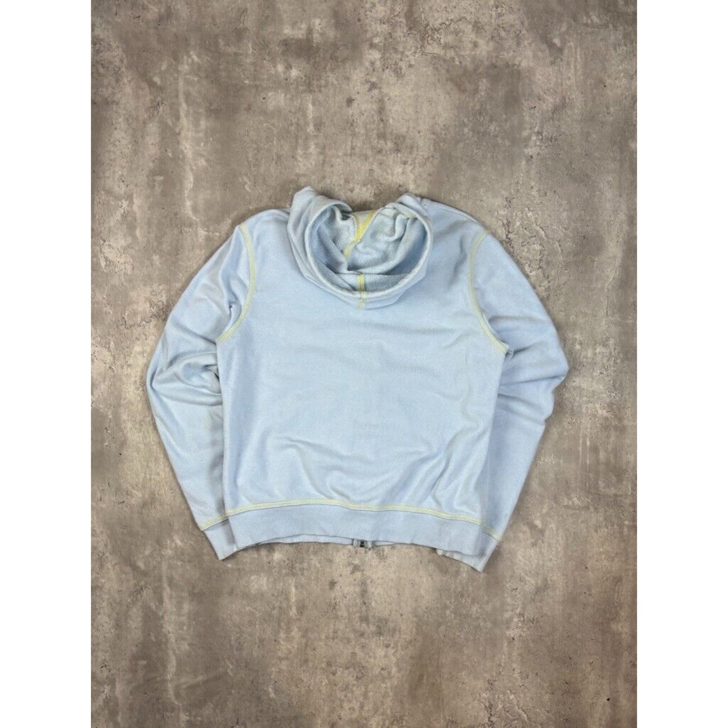 Vintage Womens Nike Embroidered Swoosh Two Tone Hooded Full Zip Sweatshirt Size Large