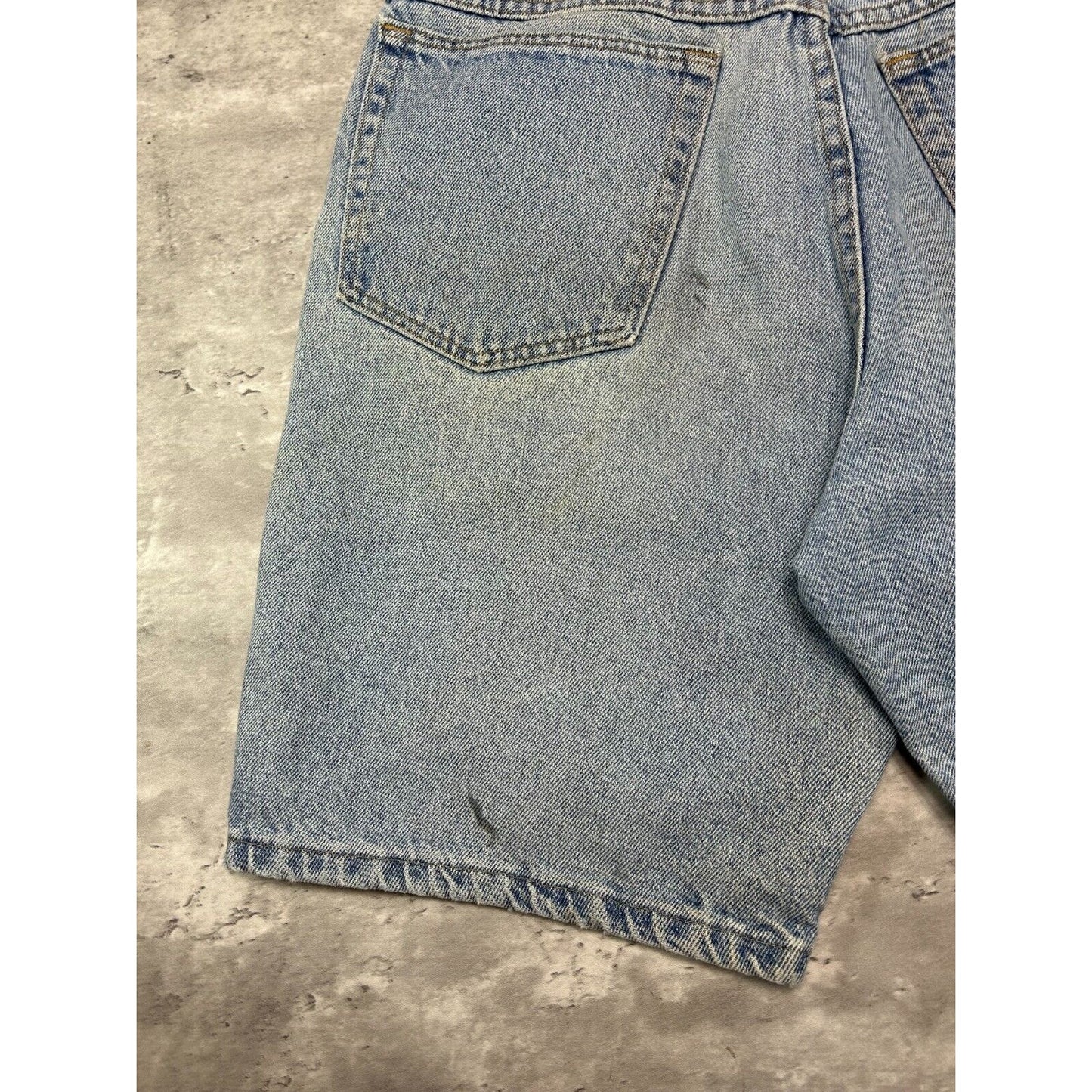 Vintage Wrangler Jeans Light Wash Denim Shorts Size 30 Blue
