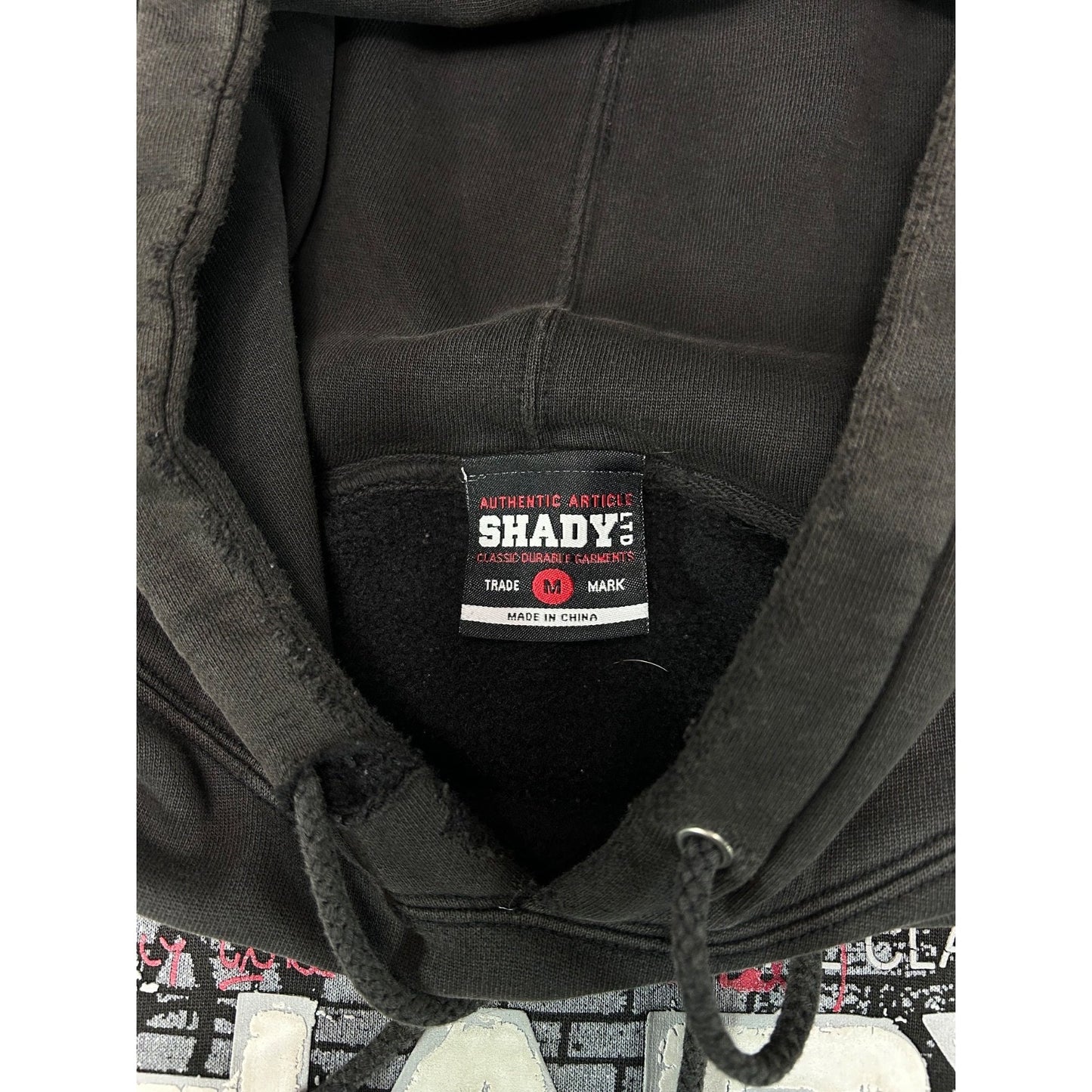 Vintage 2000s Eminem Slim Shady Hip Hop Music Hooded Sweater Size Medium
