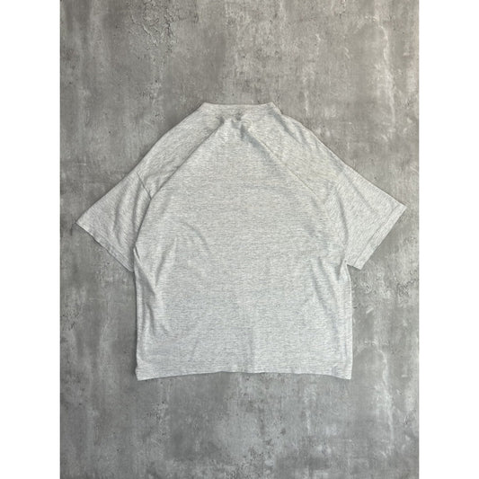 Vintage 90s Universita Venezia Collegiate Crest Graphic T-Shirt Size XL Gray