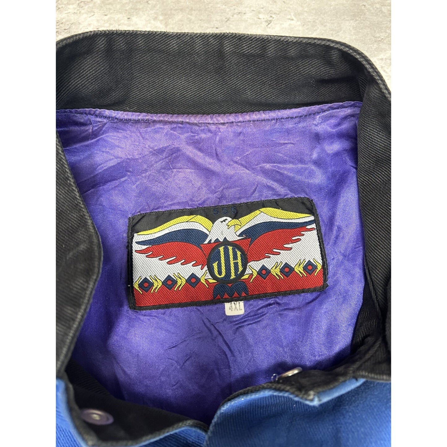 Vintage 90s Jeff Hamilton Nascar Embroidered Spellout Race Jacket Size 4XL