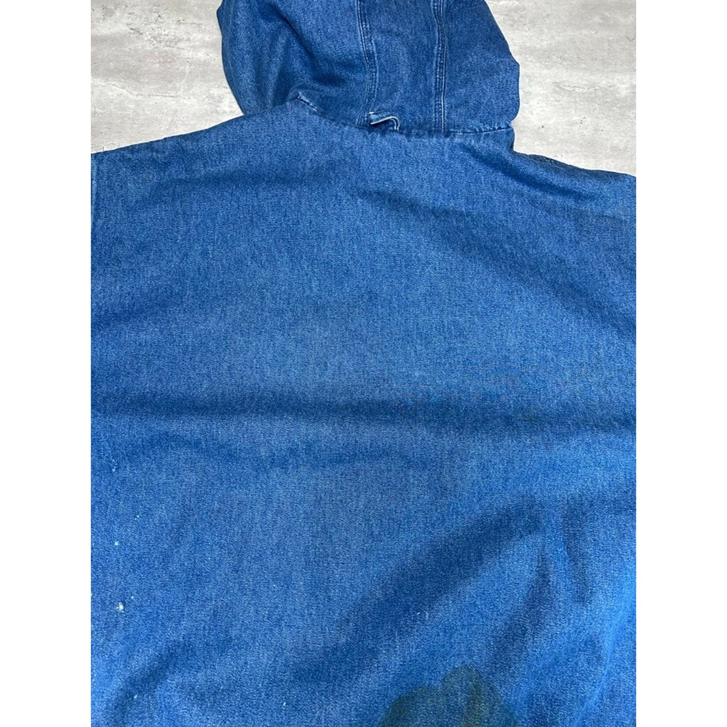 Vintage Polar King Plaid Lined Denim Canvas Workwear Active Jacket Size 4XLT