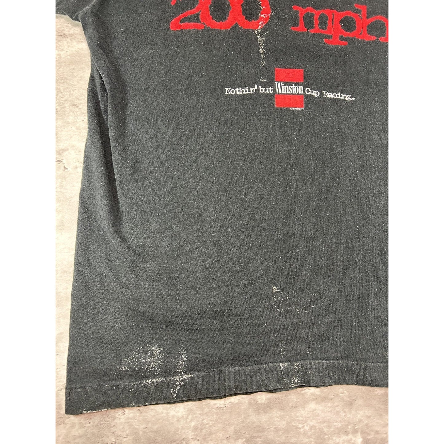 Vintage 1996 Nascar Winston Cup Series The Only Dancing We Do T-Shirt Size XL