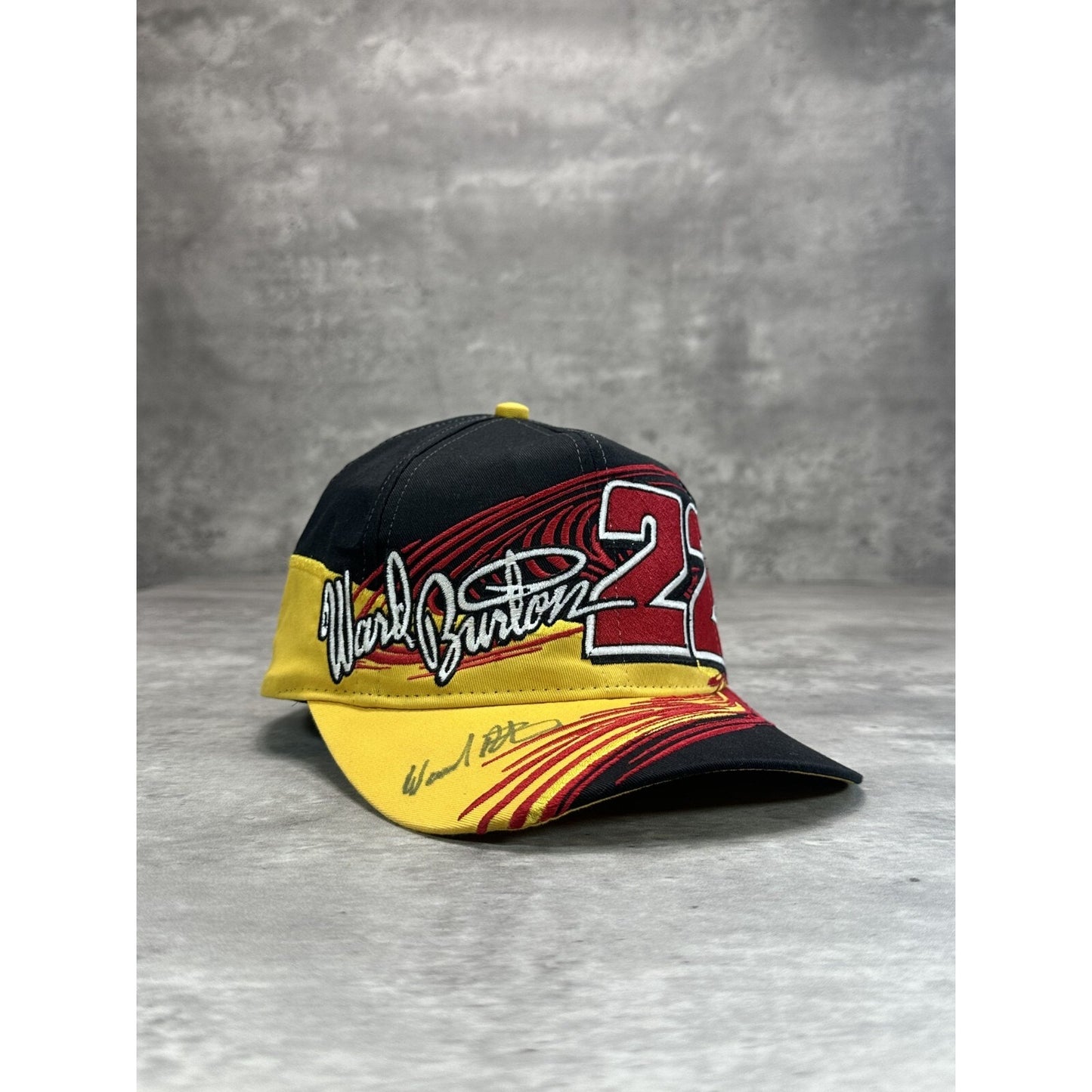 Vintage Ward Burton #22 Nascar CAT Racing Team Embroidered Snapback Hat OSFA