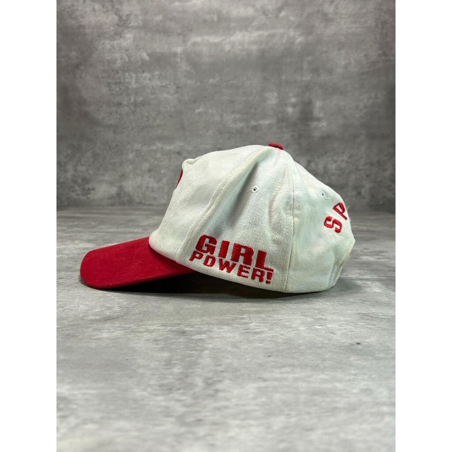 Vintage 90s Spice Girls Embroidered Logo Pop Music Snapback Hat OSFA