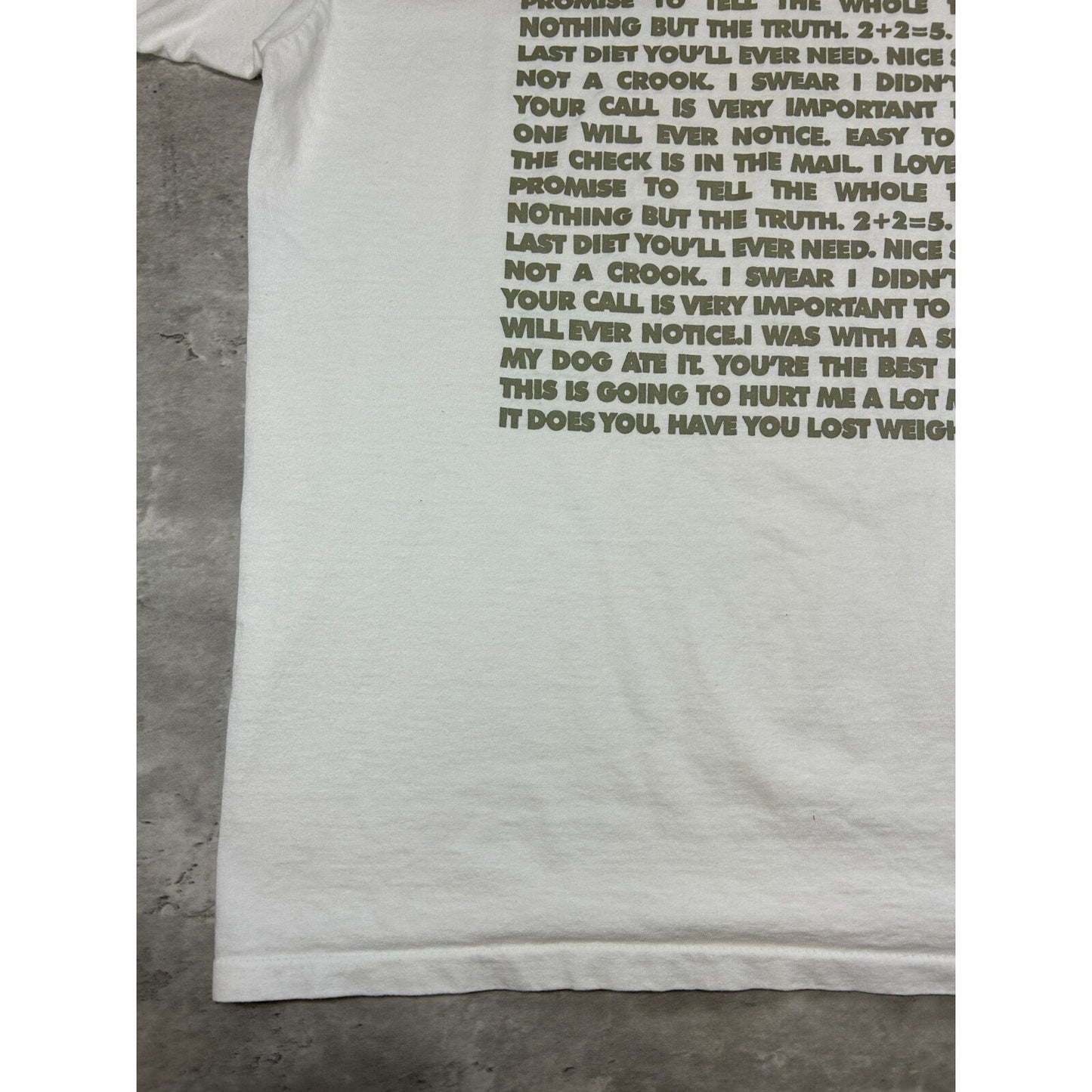Vintage 1996 Liar Liar Jim Carrey Movie Promo Spellout Graphic T-Shirt Sz XL