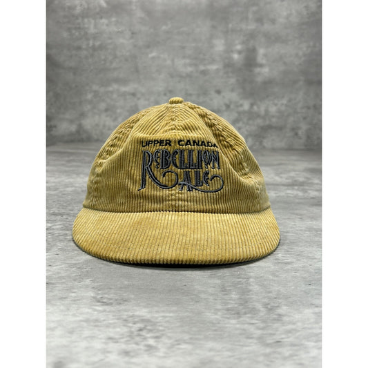 Vintage Upper Canada Rebellion Ale Embroidered Beer Promo Strapback Hat OSFA