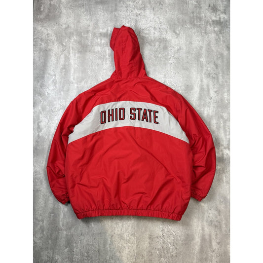 Vintage 2000s Ohio State Buckeyes NCAA Full Zip Hooded Nike Jacket Size XL