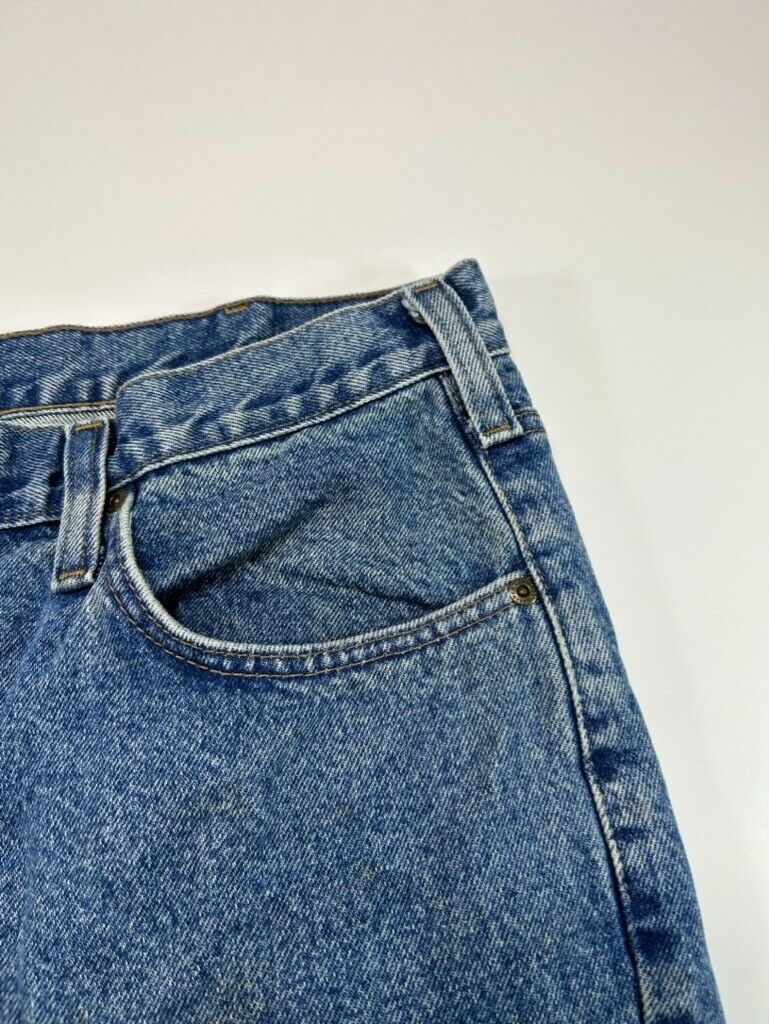 Vintage Carhartt Relaxed Fit Dark Wash Denim Work Wear Pants Size 40W Blue