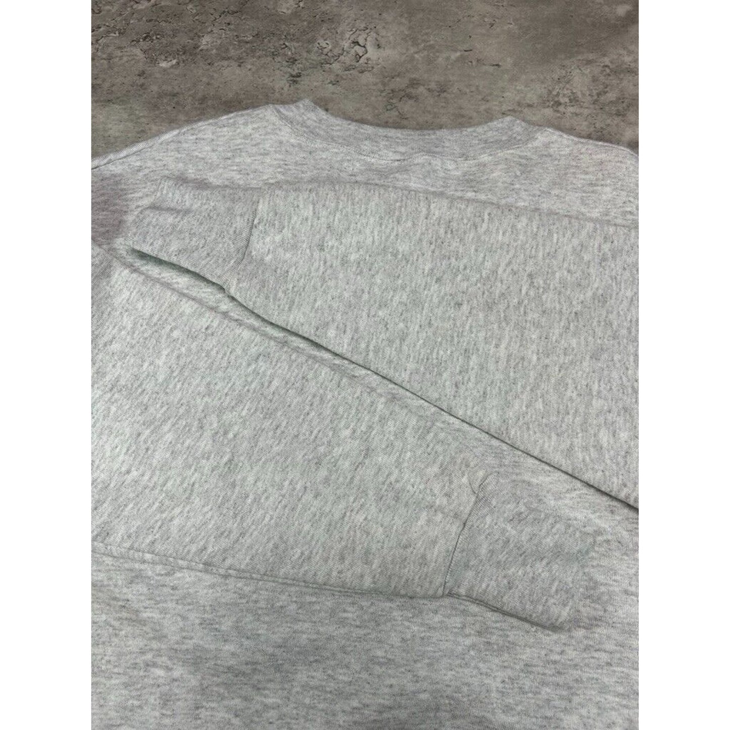 Vintage 90s Guess Embroidered Spell Out Pullover Sweatshirt Size Large Gray