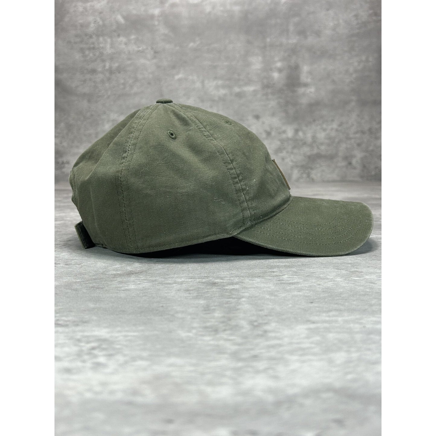 Vintage Carhartt Canvas Workwear Embroidered Patch Strapback Hat OSFA