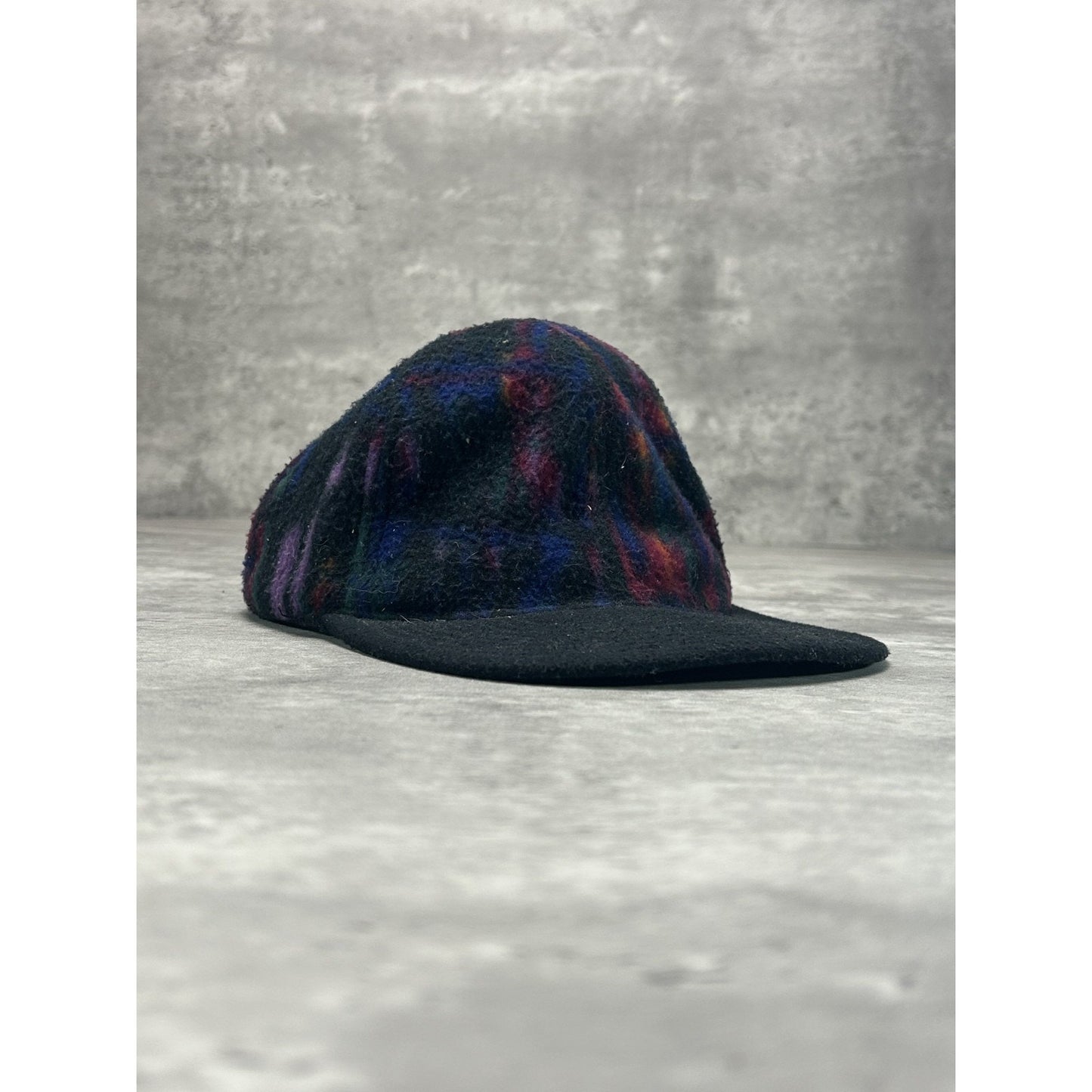 Vintage 90s Nike F.I.T Abstract Print Fleece Running Strapback Hat OSFA