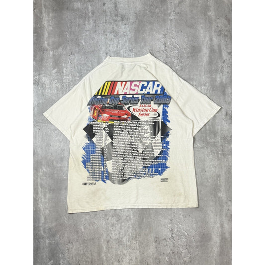 Vintage 2003 Nascar Winston Cup Series Racing Graphic T-Shirt Size Large