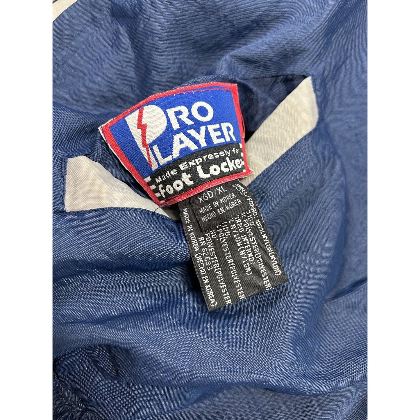 Vintage 90s Dallas Cowboys NFL Pro Player Reversible Insulated Jacket Size XL