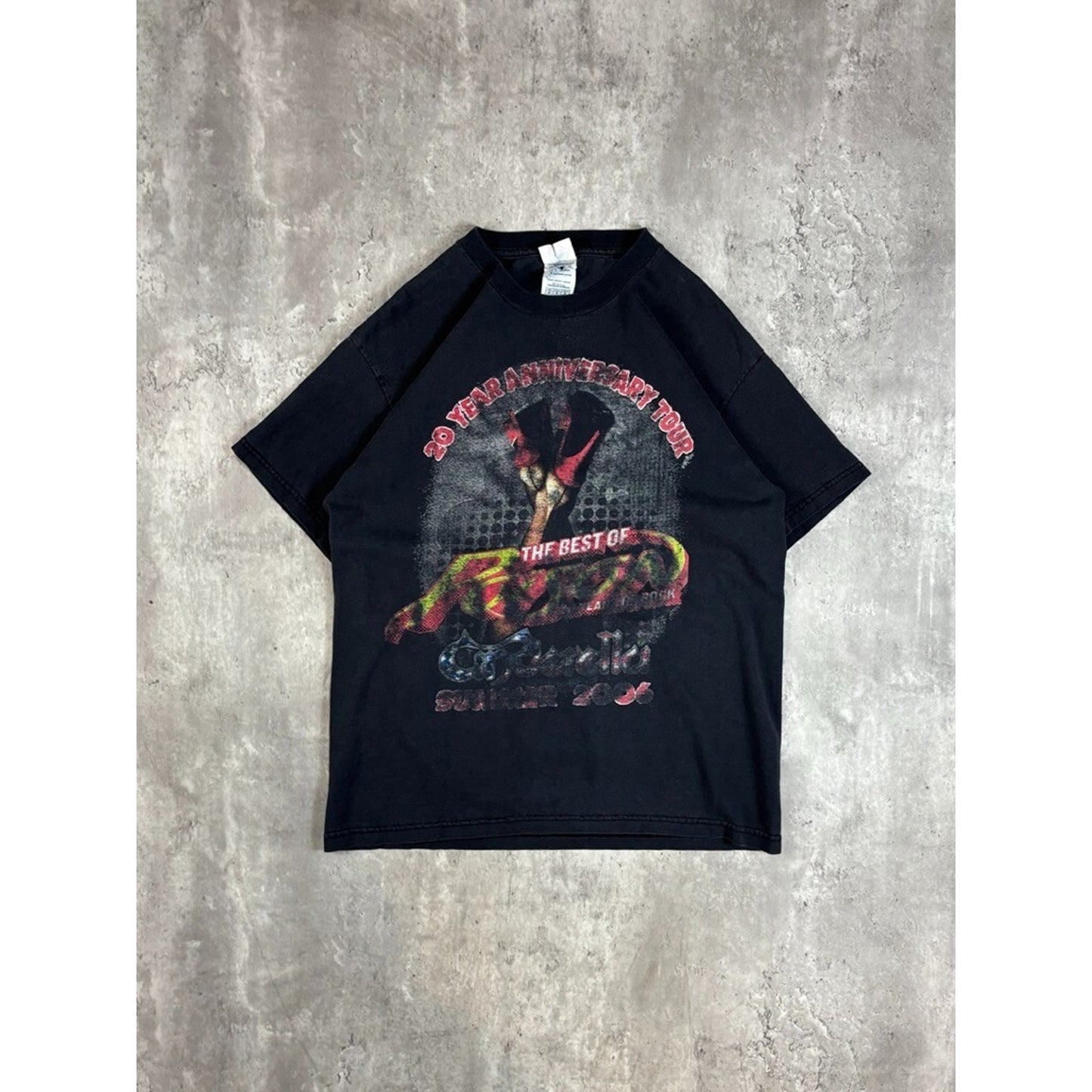 Vintage 2006 Poison 20th Anniversary Tour Rock Music Tour Graphic T-Shirt Size Medium