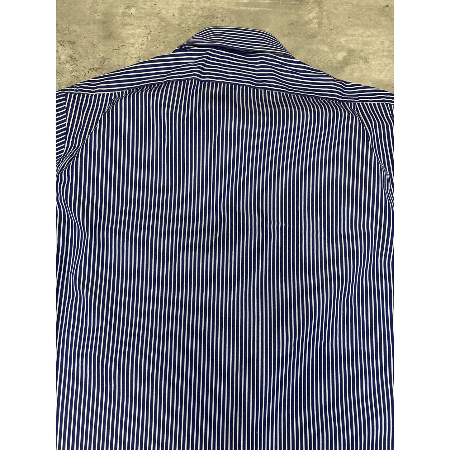 Vintage Polo Ralph Lauren Striped Print Long Sleeve Button Up Shirt Size XL
