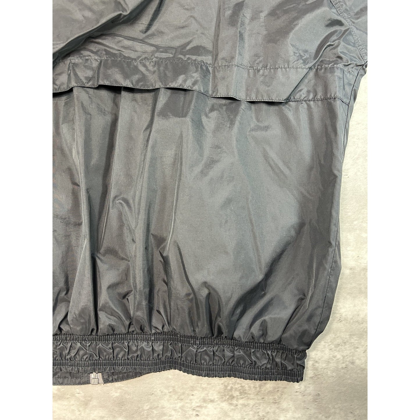 Vintage 90s Adidas Embroidered Logo Nylon Full Zip Windbreaker Jacket Size XL