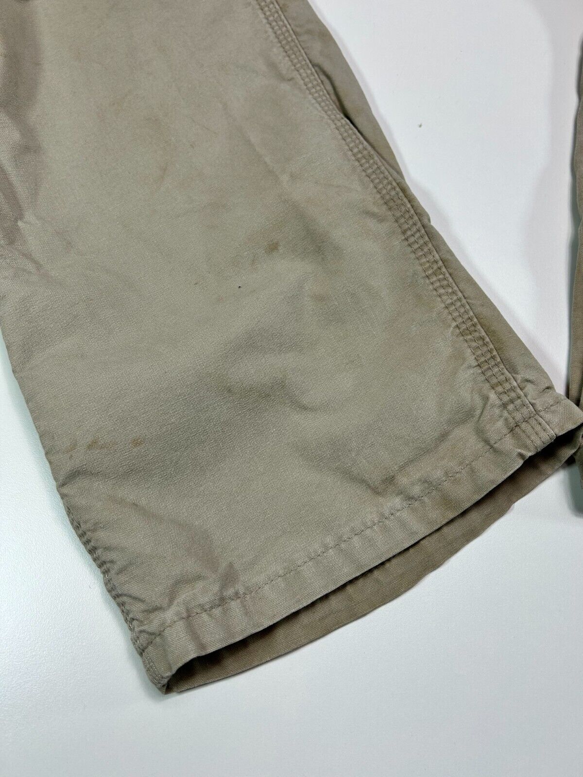 Vintage Carhartt Canvas Workwear Carpenter Pants Size 31W Tan