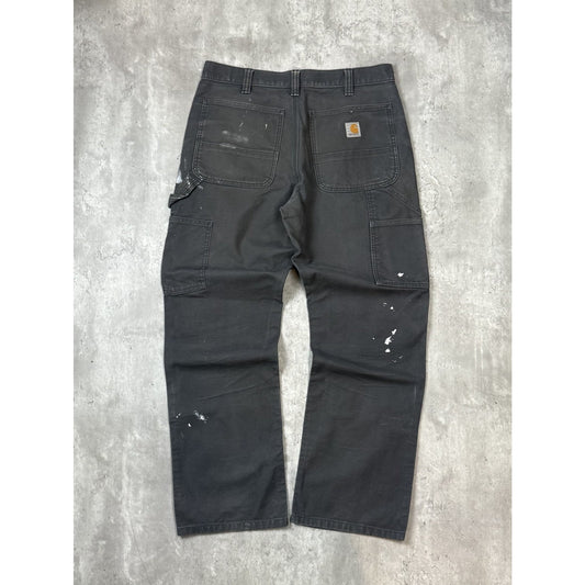 Carhartt Relaxed Fit Canvas Workwear Double Knee Carpenter Pants Size 33
