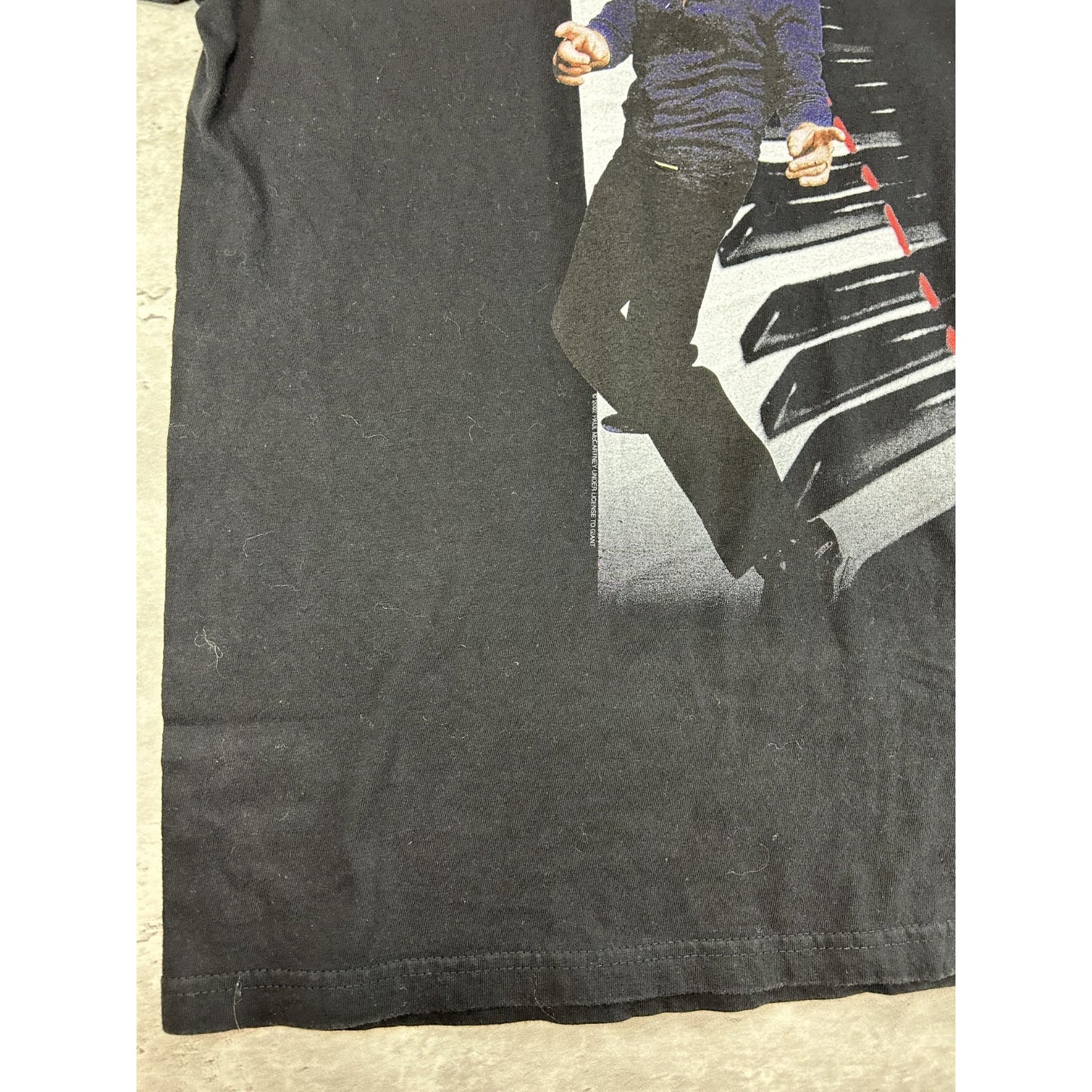 Vintage 2002 Paul McCartney Back In The Us Rock Music Tour T-Shirt Size Large