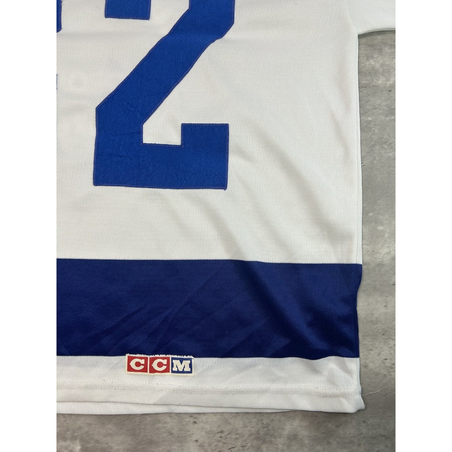 Vintage 1991/92 Mike Eastwood #32 Toronto Maple Leafs NHL CCM Maska Jersey Sz XL