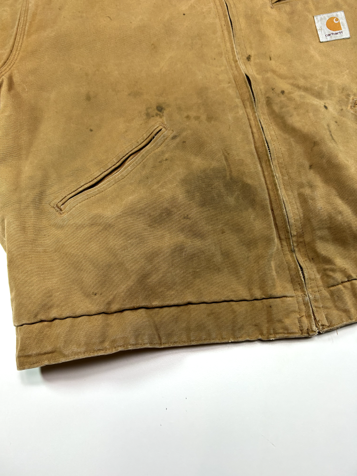 Vintage Carhartt Blanket Lined Canvas Workwear Detroit Jacket Jacket Size XL