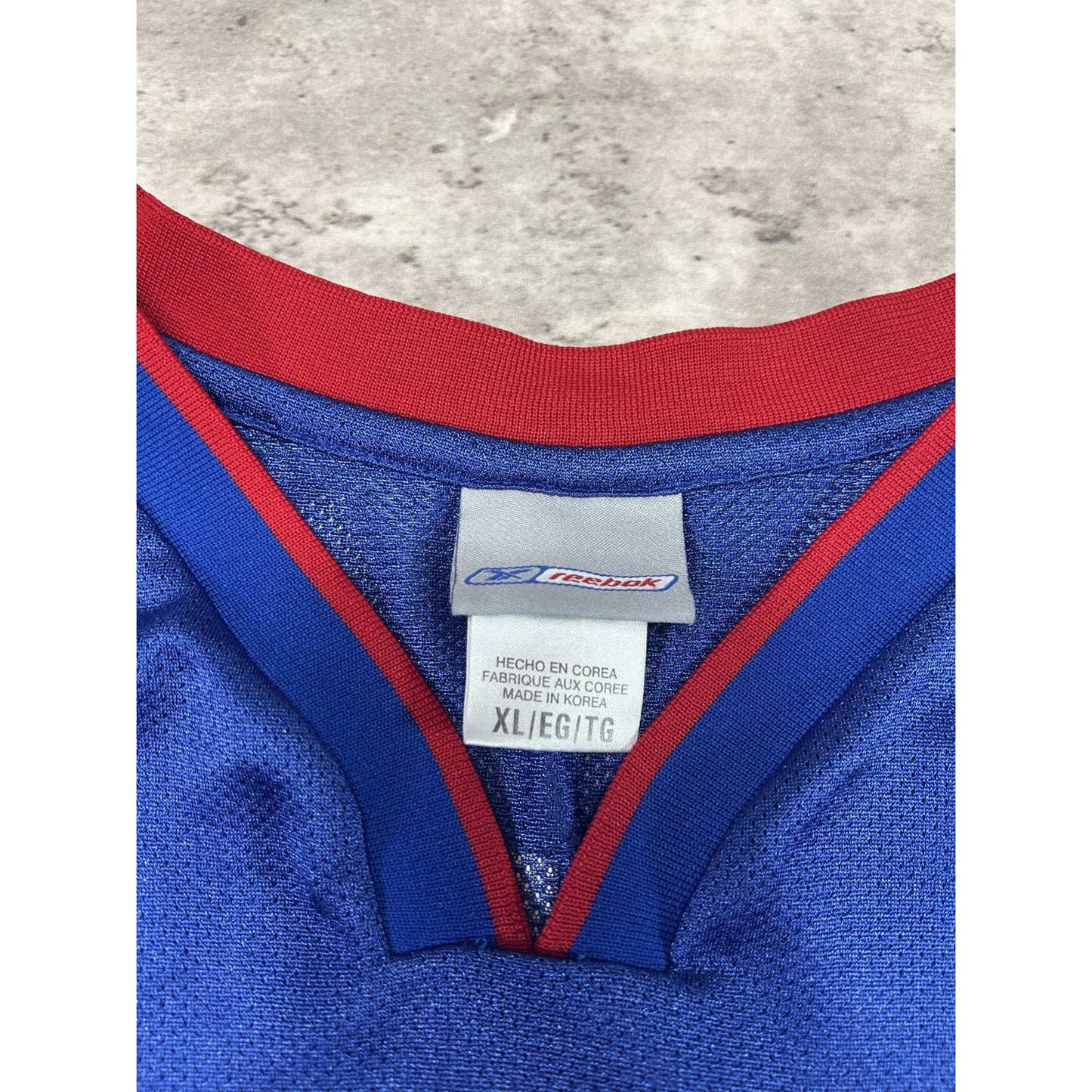 Vintage Darko Milicic #31 Detroit Pistons NBA Reebok Basketball Jersey Size XL