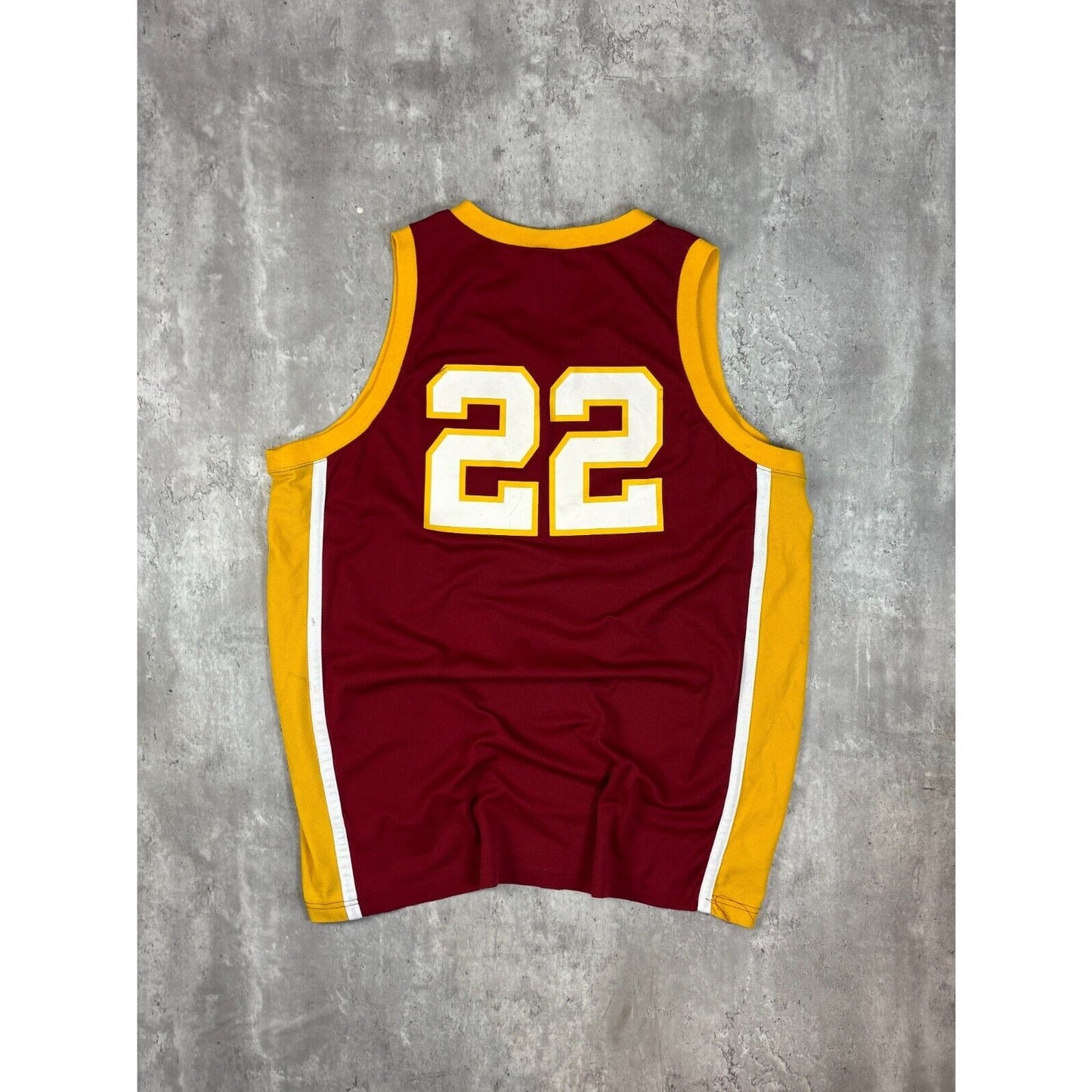 Vintage USC Trojans NCAA #22 Collegiate Nike Basketball Jersey Size XL