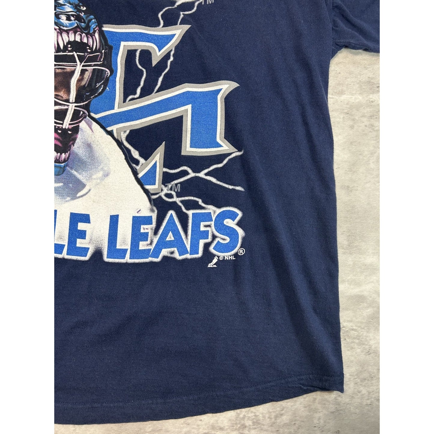 Vintage 90s Curtis Joseph Cujo #31 Toronto Maple Leafs NHL Player T-Shirt Large