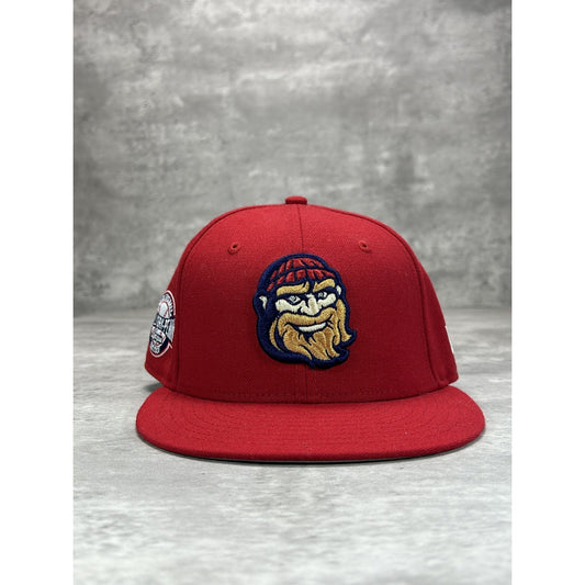 Vintage Adirondack Lumberjacks MiLB Embroidered Logo Fitted Hat OSFA