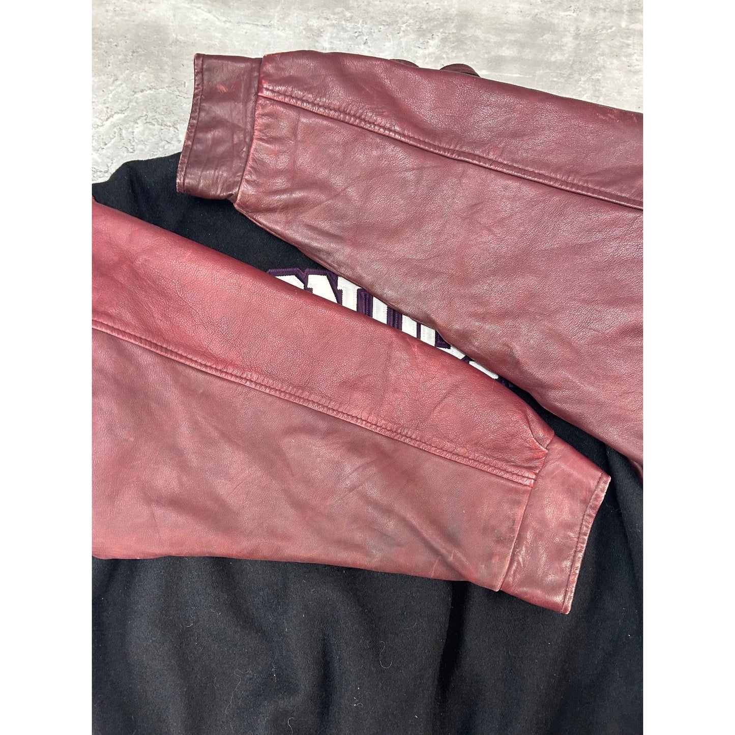 Vintage 90s London Knights OHL Embroidered Logo Varsity Bomber Jacket Size XL