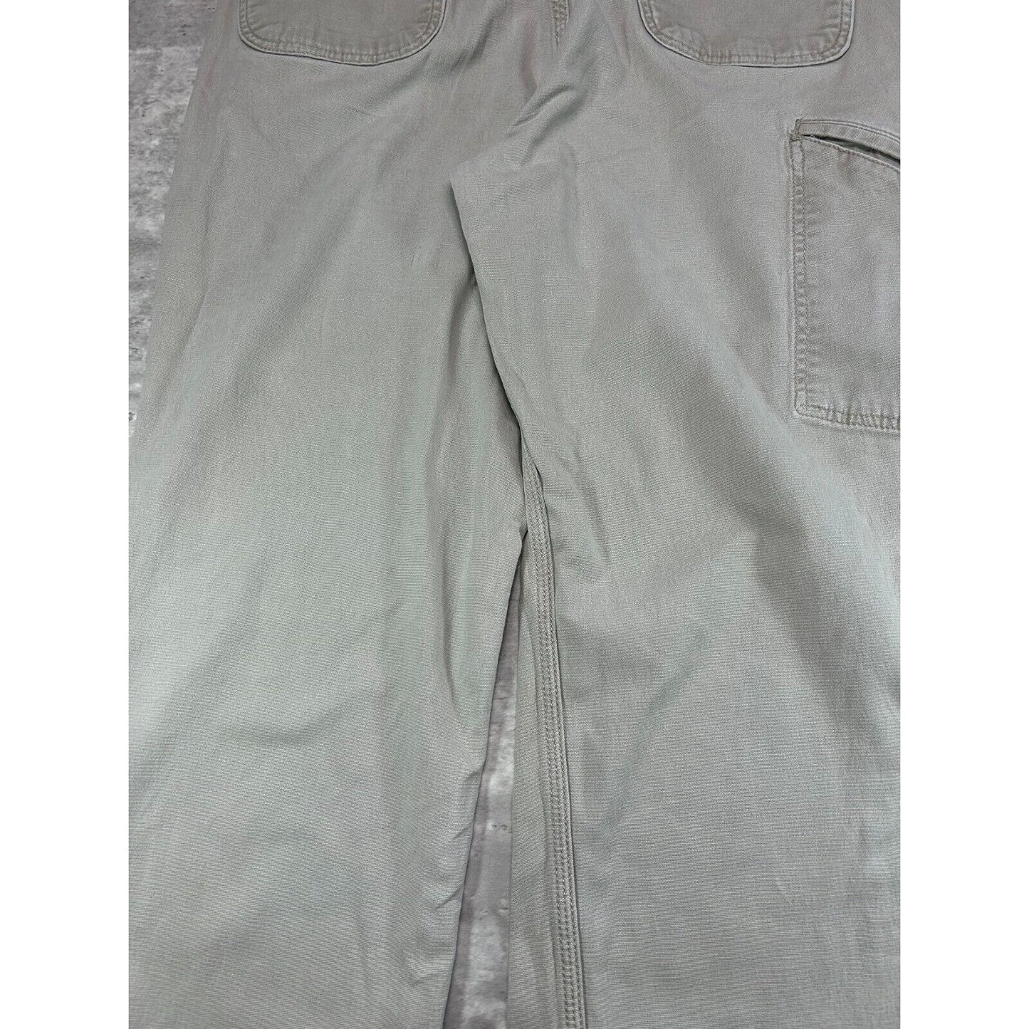 Carhartt Relaxed Fit Canvas Workwear Five Pocket Pants Size 38 Beige