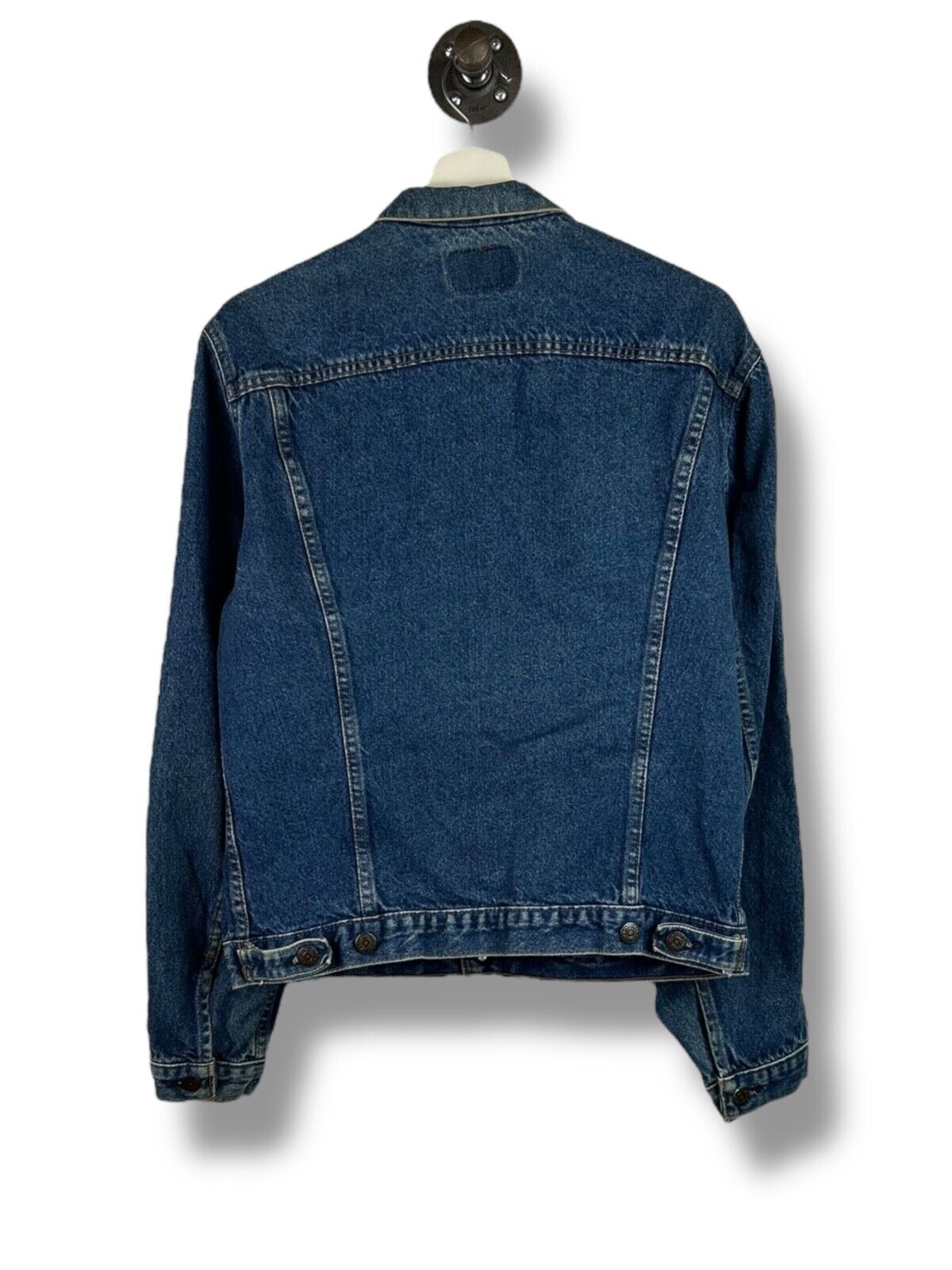 Vintage Levis Type 3 Dark Wash Denim Trucker Jacket Size Small