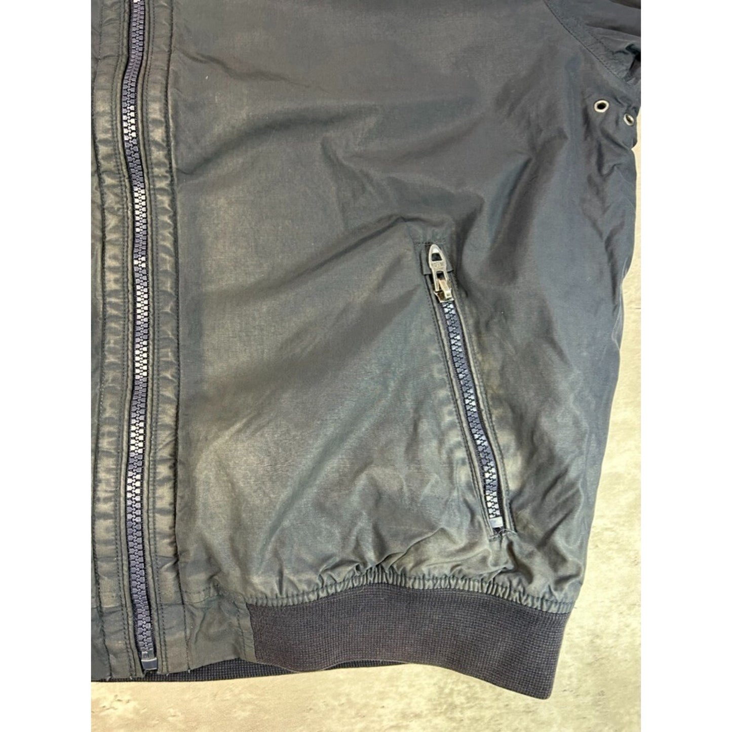Vintage Polo Ralph Lauren Embroidered Pony Fleece Lined Bomber Jacket Size XXL