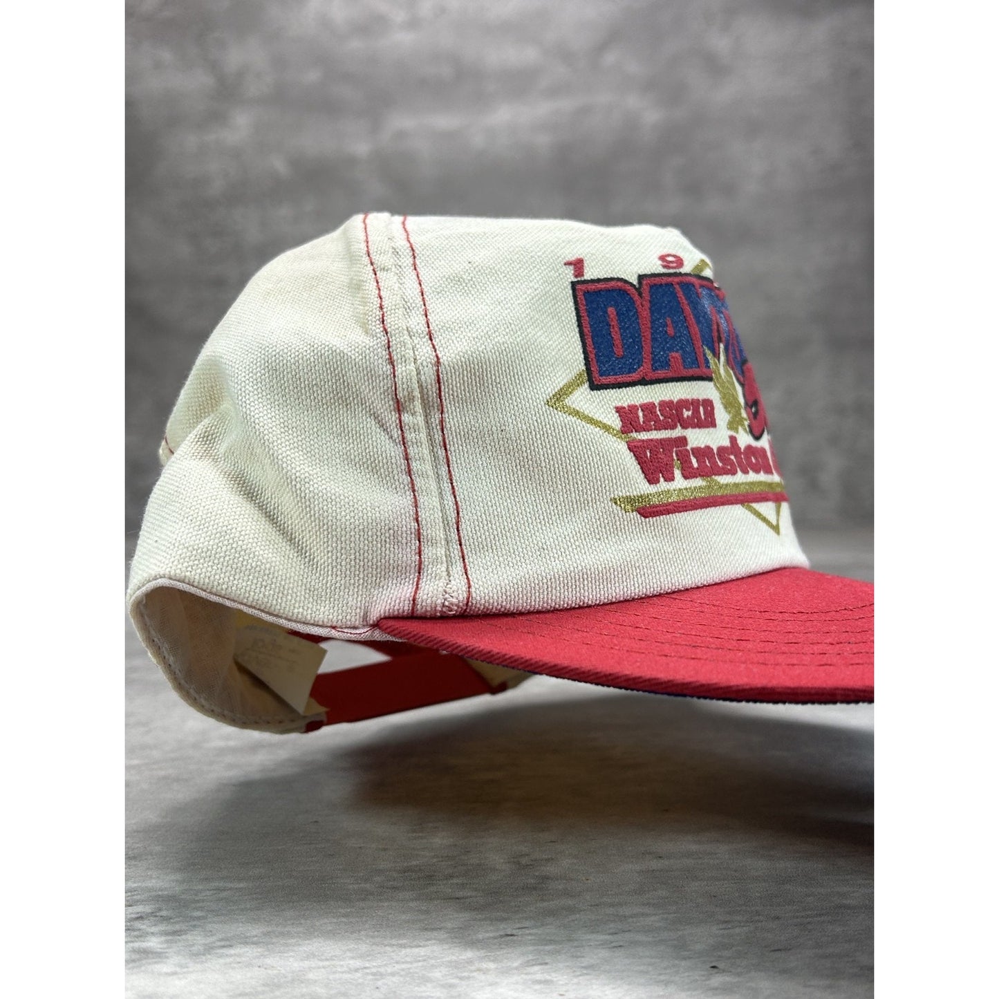 Vintage 1994 Daytona 500 Winston Cup Nascar Graphic Spellout Snapback Hat OSFA