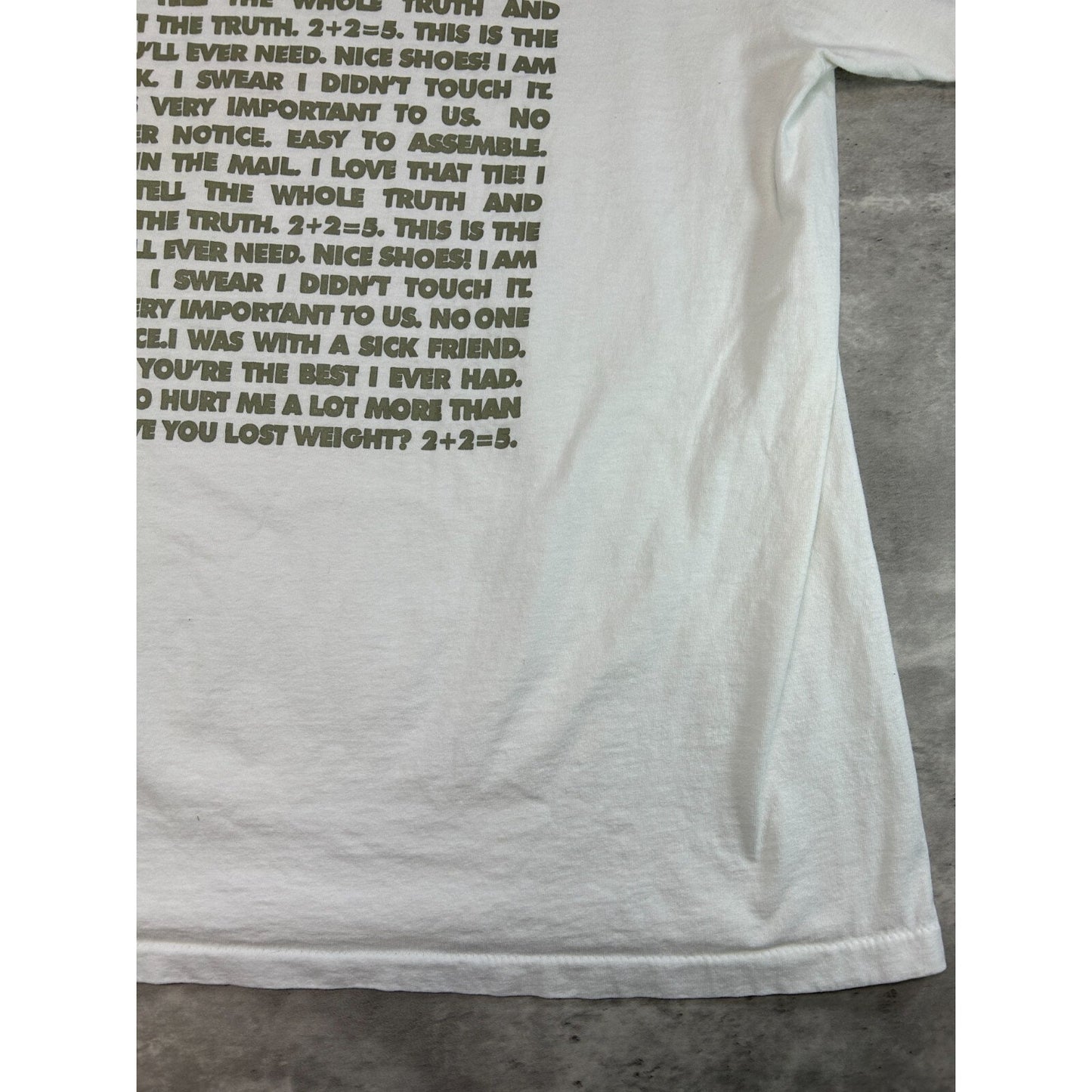 Vintage 1996 Liar Liar Jim Carrey Movie Promo Spellout Graphic T-Shirt Sz XL