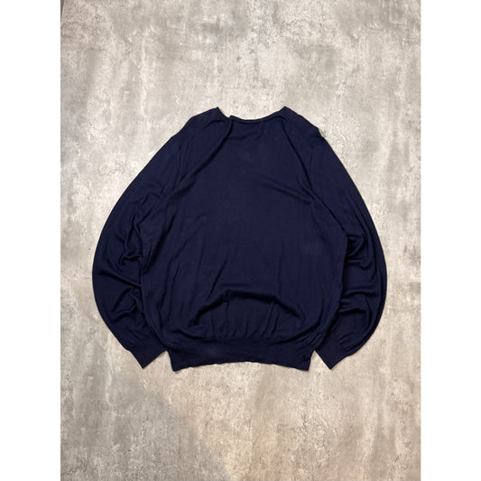 Vintage Polo Ralph Lauren Embroidered Pony Lightweight Knit Sweater Size XLT