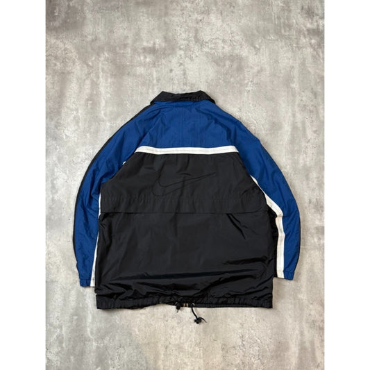 Vintage 90s Nike Embroidered Swoosh Full Zip Coaches Jacket Size Large