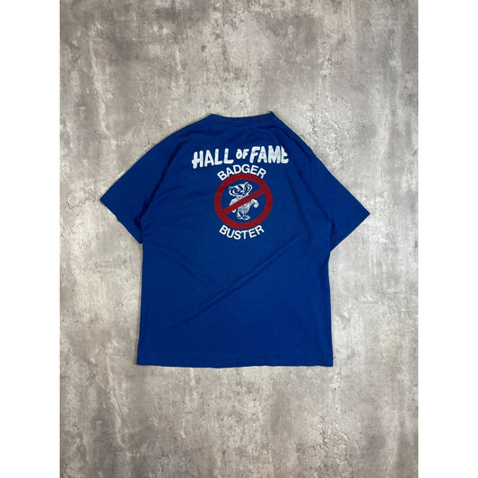 Vintage 1985 Kentucky Wildcats NCAA Bowl Bound Football T-Shirt Size Large Blue