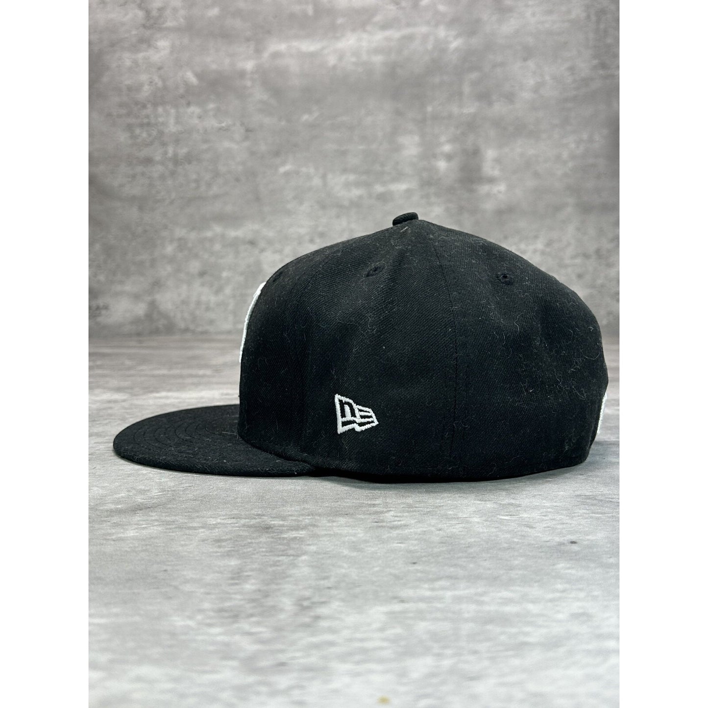 Erie Seawolves MiLB Embroidered Logo Baseball Fitted Hat OSFA Black