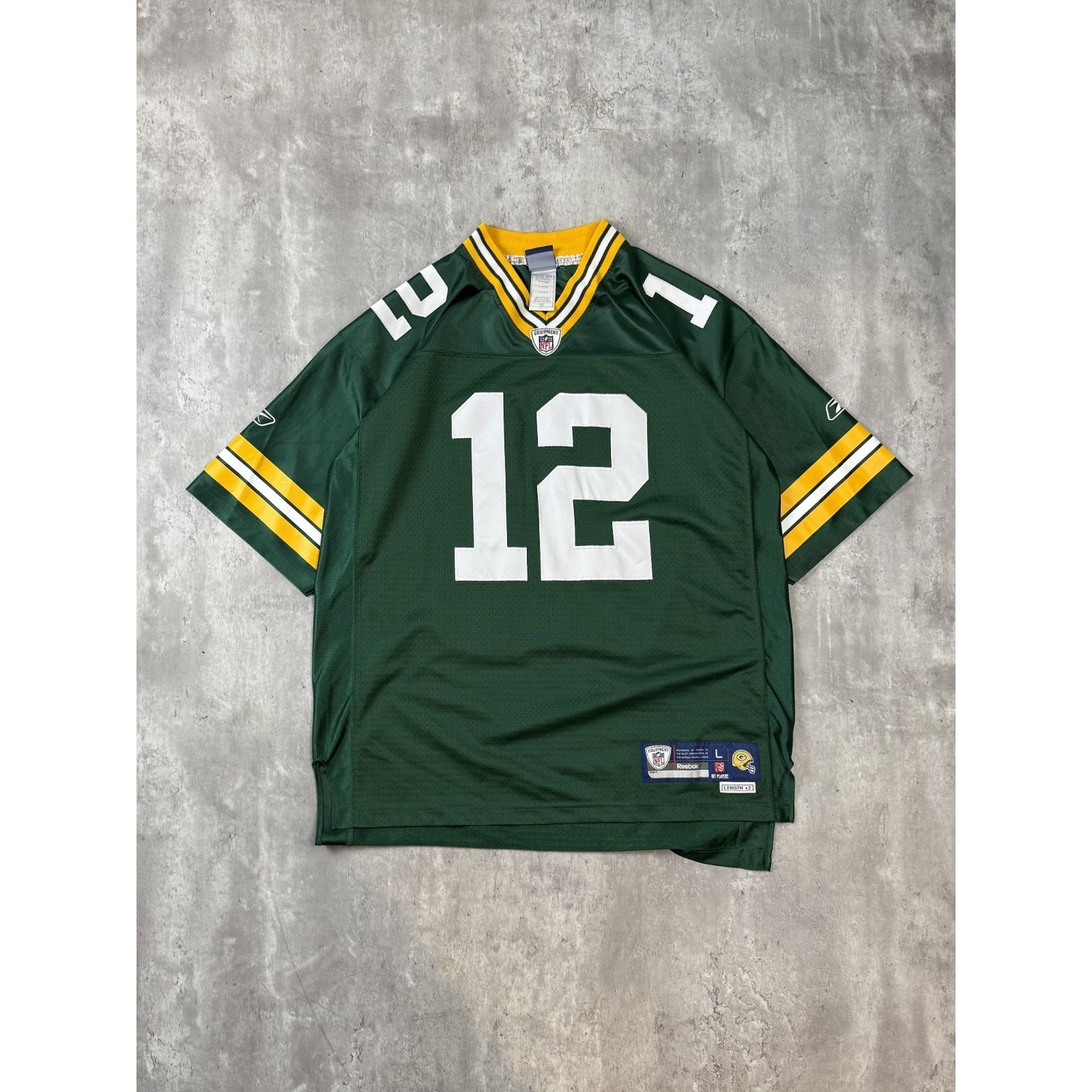 Vintage Aaron Rodgers #12 Green Bay Packers NFL Football Jersey Size Large