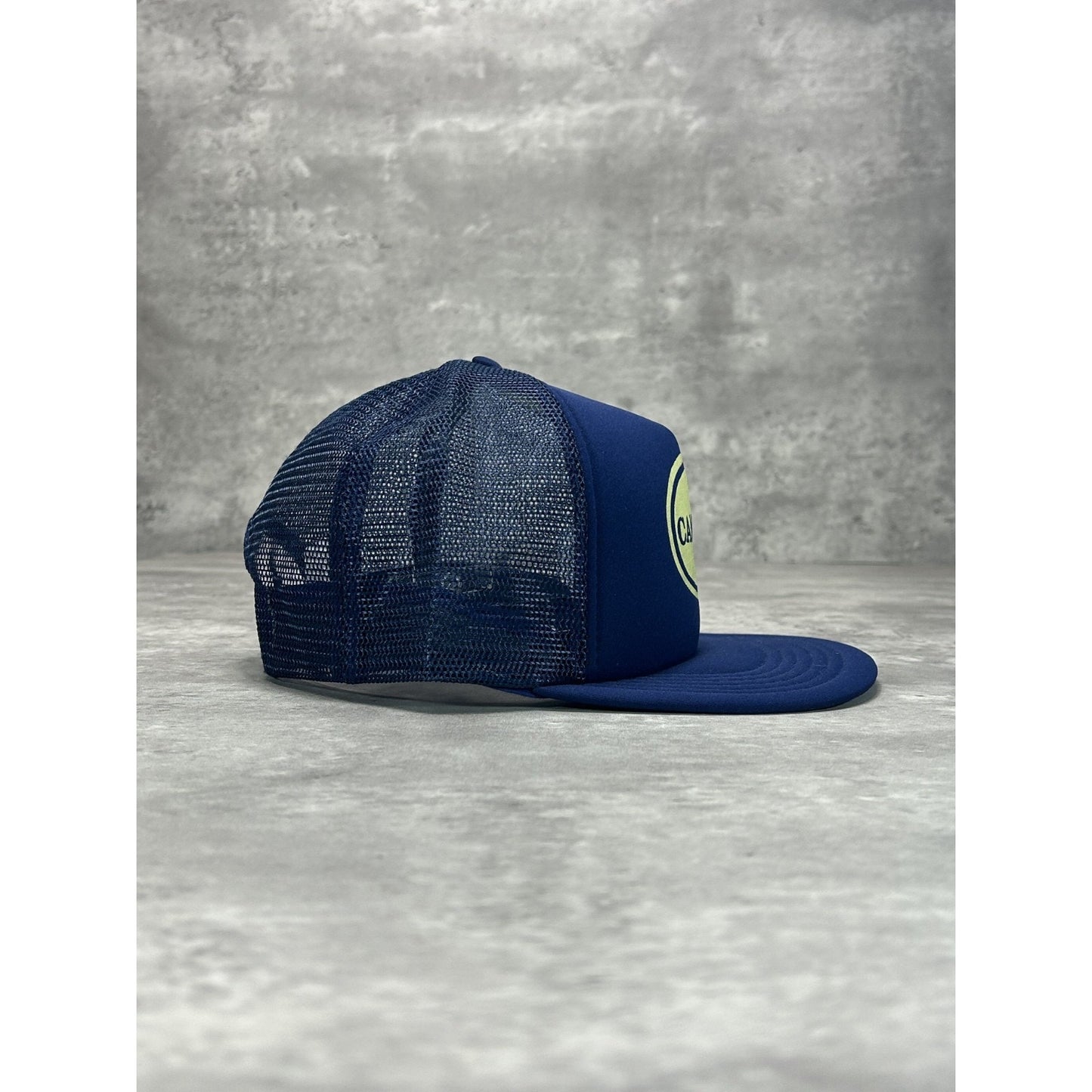 Vintage 80s/90s Camfab Graphic Spellout Trucker Snapback Hat OSFA