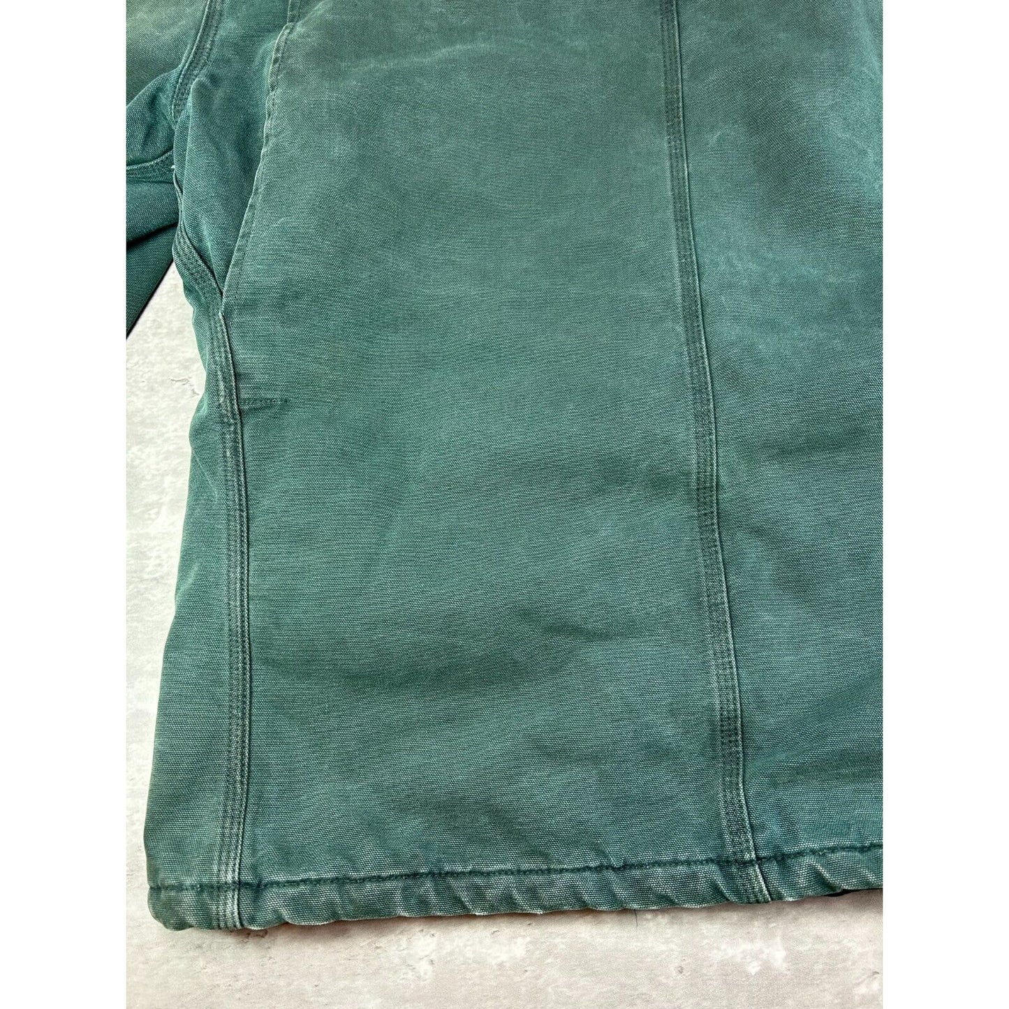 Vintage Carhartt Quilted Lined Canvas Workwear Arctic Jacket Size XL Green