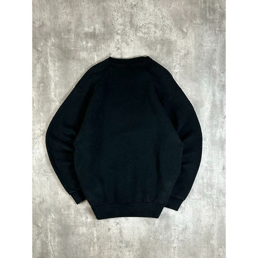 Vintage 90s Chicago Bulls NBA Embroidered Spellout Logo Sweatshirt Size Large