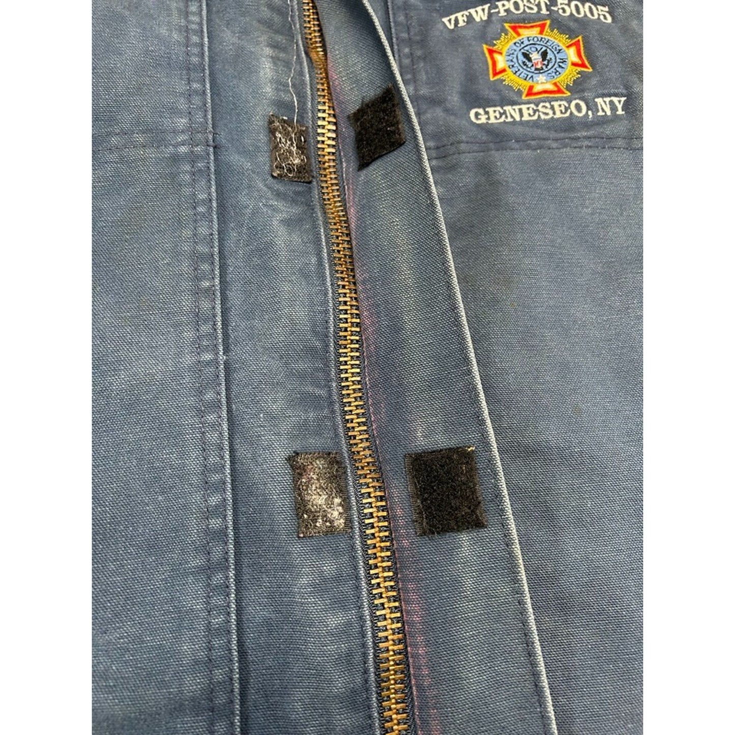 Vintage Carhartt Insulated Canvas Workwear Arctic Jacket Size XXL Blue