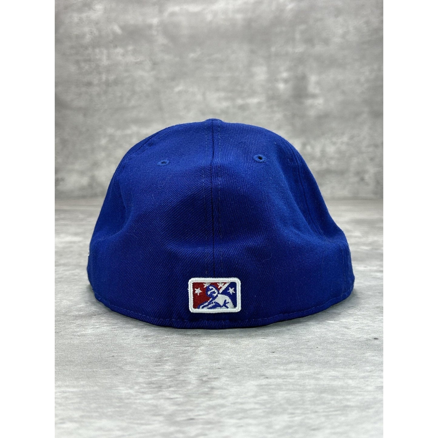 Columbus Jets MiLB Embroidered Logo Baseball Fitted Hat 7 1/2 Blue