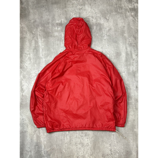 Vintage 70s/80s Wisconsin Badgers NCAA Collegiate Nylon Anorak Jacket Size XL