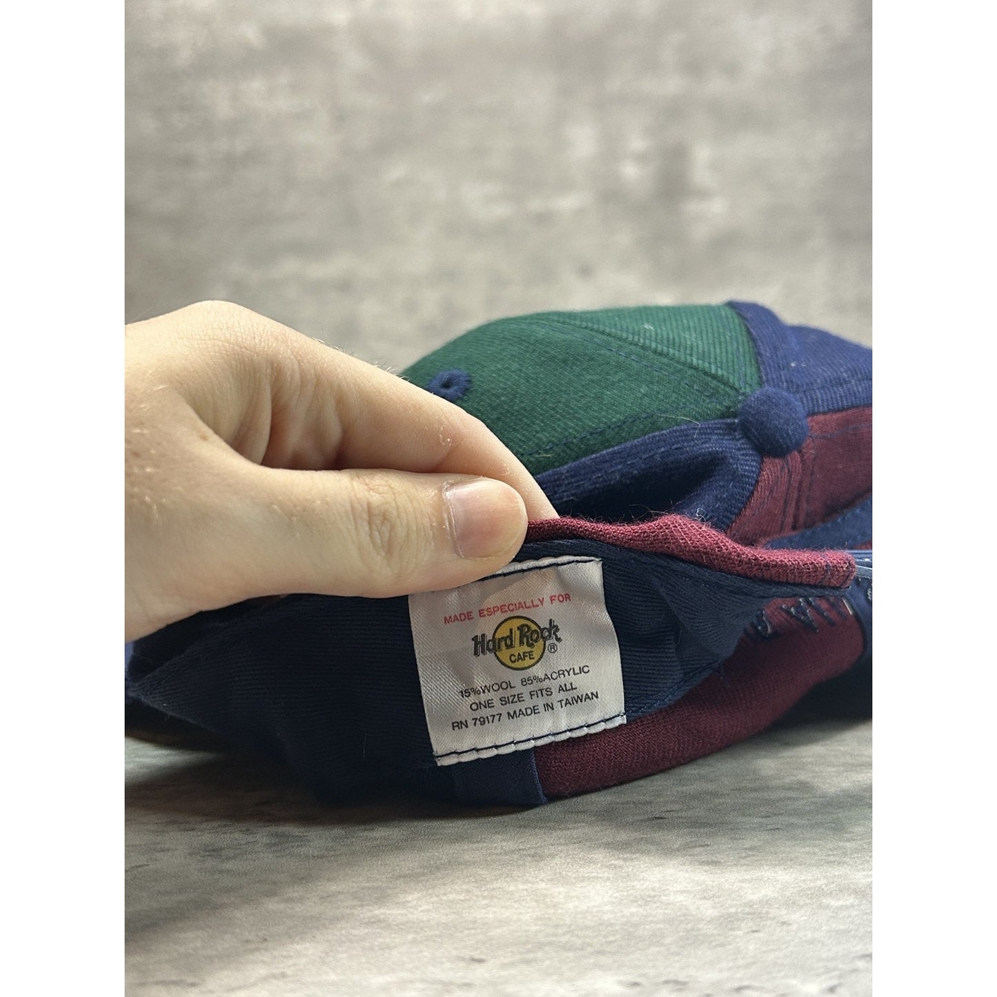 Vintage 90s Hard Rock Cafe San Antonio Embroidered Destination Snapback Hat OSFA