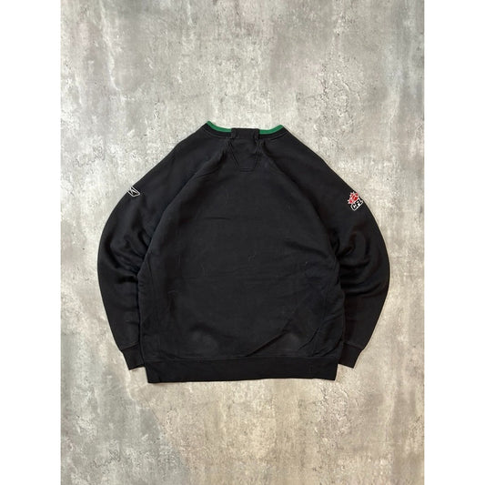 Vintage Saskatchewan Roughriders CFL Embroidered Reebok Sweatshirt Size Medium
