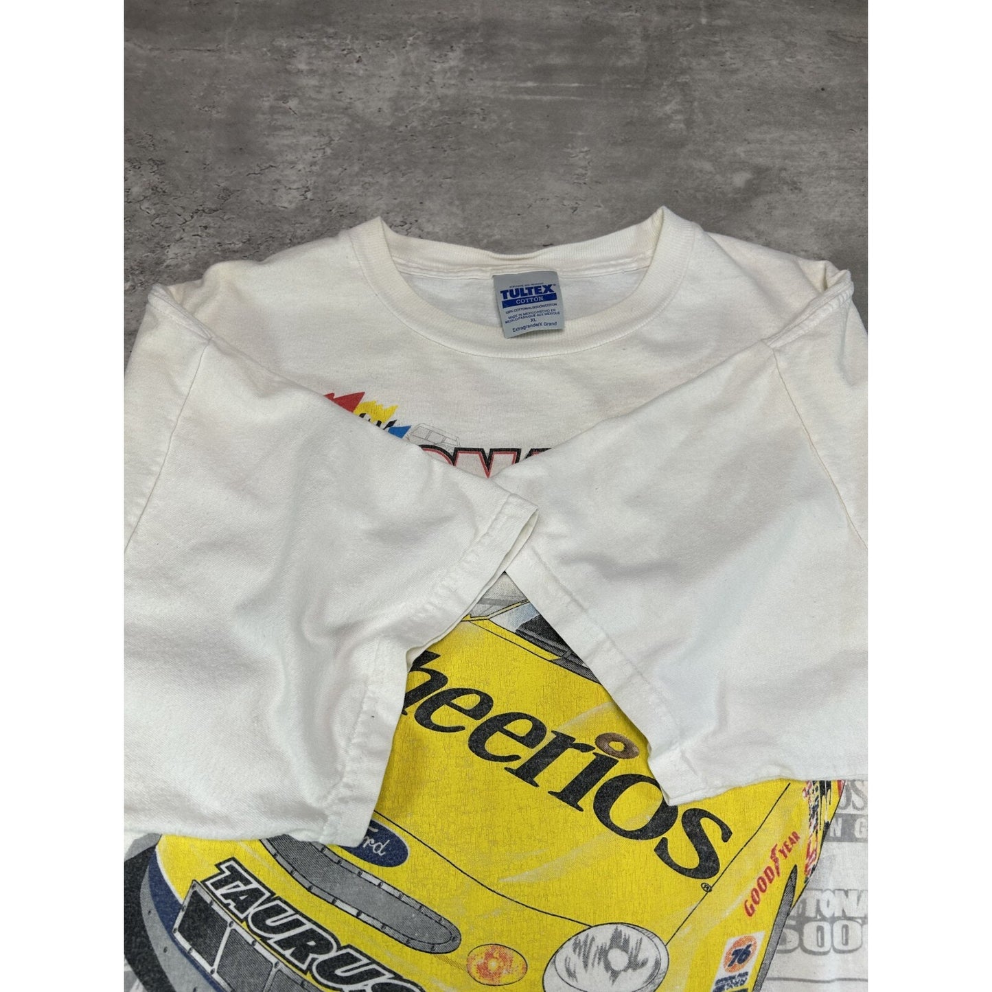 Vintage 1999 Daytona 500 Nascar Great American Race Cheerios T-Shirt Size Large